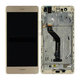 Huawei P9 lite - LCD Displej + Dotykové Sklo + Rám (Gold) TFT