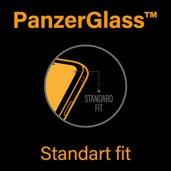 PanzerGlass - Tvrzené Sklo Standard Fit pro iPhone 6, 6s, 7, 8, SE 2020 a SE 2022, transparent