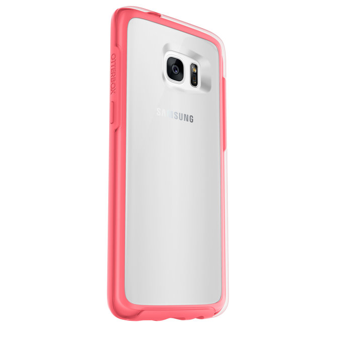OtterBox - Symmetry clear pro Samsung Galaxy S7 Edge, růžová