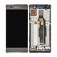Sony Xperia XA F3111 - LCD Displej + Dotykové Sklo + Rám (Graphite Black) - 78PA3100010, 78PA3100090 Genuine Service Pack
