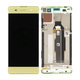 Sony Xperia XA F3111 - LCD Displej + Dotykové Sklo + Rám (Lime Gold) - 78PA3100020, 78PA3100070 Genuine Service Pack