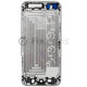 Apple iPhone 5S - Zadní Housing (Silver)