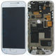 Samsung Galaxy S4 Mini i9195 - LCD Displej + Dotykové Sklo + Rám (White Frost) - GH97-14766B Genuine Service Pack