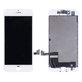 Displej pro iPhone 7, White, Dotykové sklo s rámem