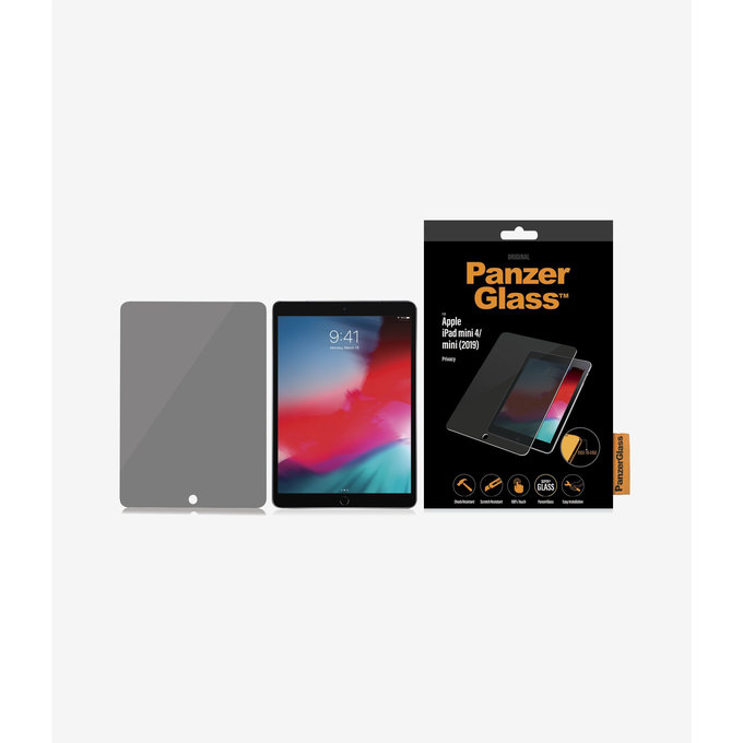 PanzerGlass - Tvrzené sklo pro iPad Mini 4 s privátním filtrem