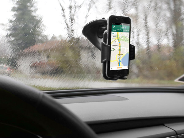 SBS - Držák do auta, univerzální FREEWAY s přísavkou, černý