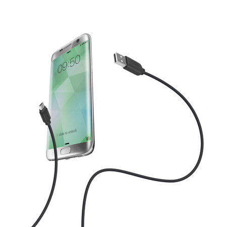 SBS - Micro-USB / USB Kabel (2m), černá