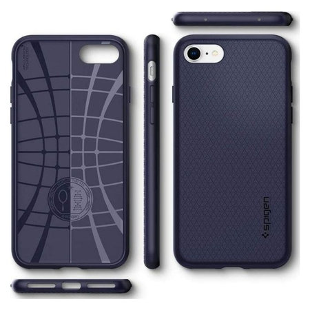 Spigen - Pouzdro Liquid Air pro iPhone SE 2020/8/7, modrá