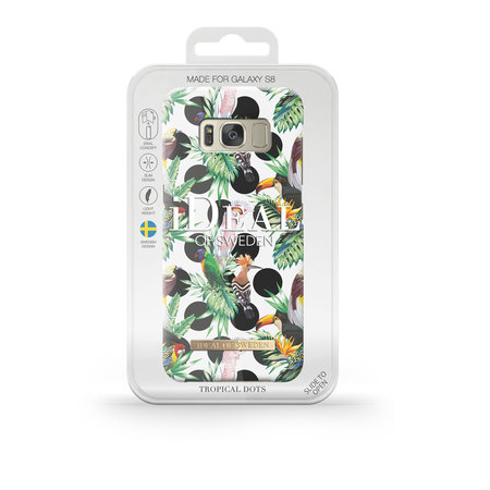 iDeal of Sweden - Fashion pouzdro pro Samsung Galaxy S8, tropické dots barevný motiv