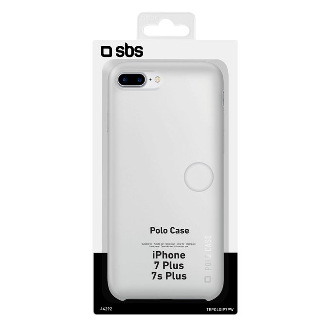 SBS - Polo Pouzdro pro iPhone 7 Plus a 8 Plus, bílá