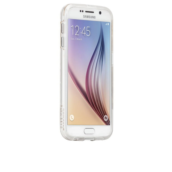 Case-Mate - Karat pouzdro pro Samsung Galaxy S6, transparentní / zlatá