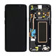 Samsung Galaxy S9 G960F - LCD Displej + Dotykové Sklo + Rám (Midnight Black) - GH97-21696A, GH97-21697A, GH97-21724A Genuine Service Pack