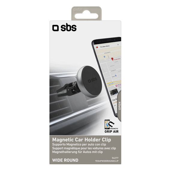 SBS - Držák do ventilace auta, magnetický, černý