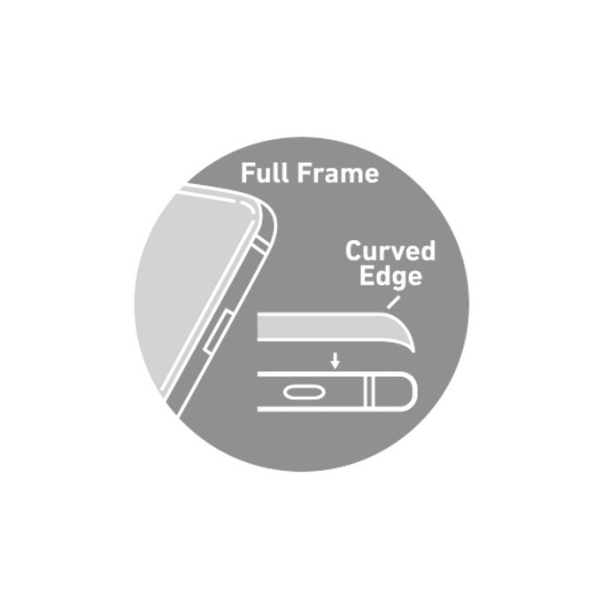 SBS - Tvrzené Sklo 4D Full Glass pro iPhone 6, 6s, 7, 8, SE 2020 a SE 2022, černá