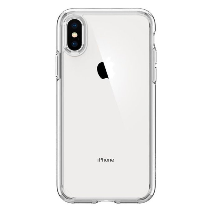 Spigen - Pouzdro Ultra Hybrid pro iPhone X a XS, transparentná