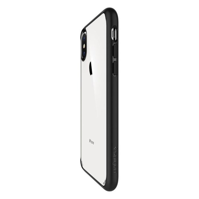 Spigen - Pouzdro Ultra Hybrid pro iPhone X a XS, Matte Black