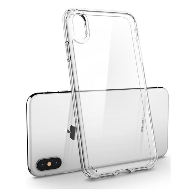 Spigen - Pouzdro Ultra Hybrid pro iPhone XS Max, transparentná