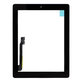 Dotykové sklo s tlačítkem domů pro iPad 3, iPad 4, Black