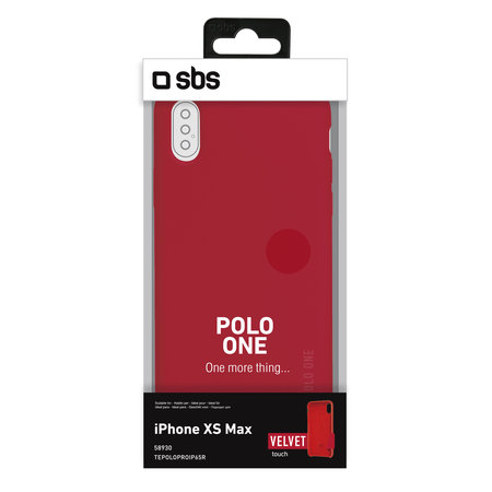 SBS - Pouzdro Polo One pro iPhone XS Max, červená
