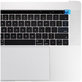 Apple MacBook Pro 15" A1707 (Late 2016 - Mid 2017) - Horní Rám Klávesnice + Klávesnice US + Mikrofon + Trackpad + Reproduktory (Silver)