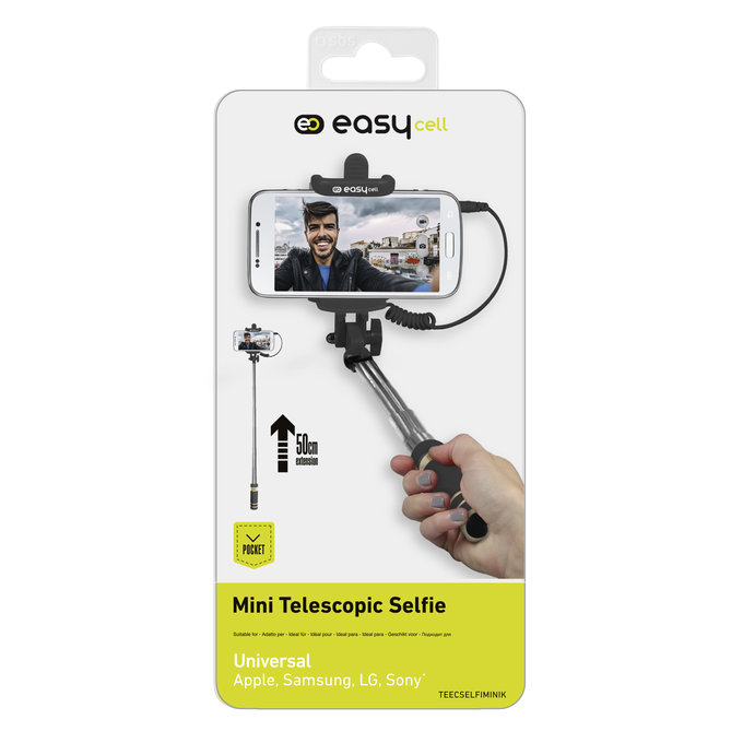 SBS - Selfie tyč Mini 60 cm, černá