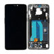 OnePlus 6 - LCD Displej + Dotykové Sklo + Rám (Midnight Black) TFT