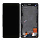 Sony Xperia Z3 Compact D5803 - LCD Displej + Dotykové Sklo + Rám (Black) TFT