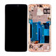 OnePlus 6 - LCD Displej + Dotykové sklo + Rám (Rose Gold) TFT