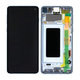Samsung Galaxy S10 G973F - LCD Displej + Dotykové Sklo + Rám (Prism Blue) - GH82-18850C, GH82-18835C Genuine Service Pack