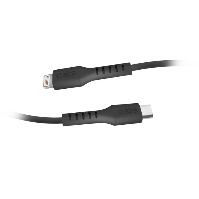 SBS - Lightning / USB-C Kabel (1m), černá