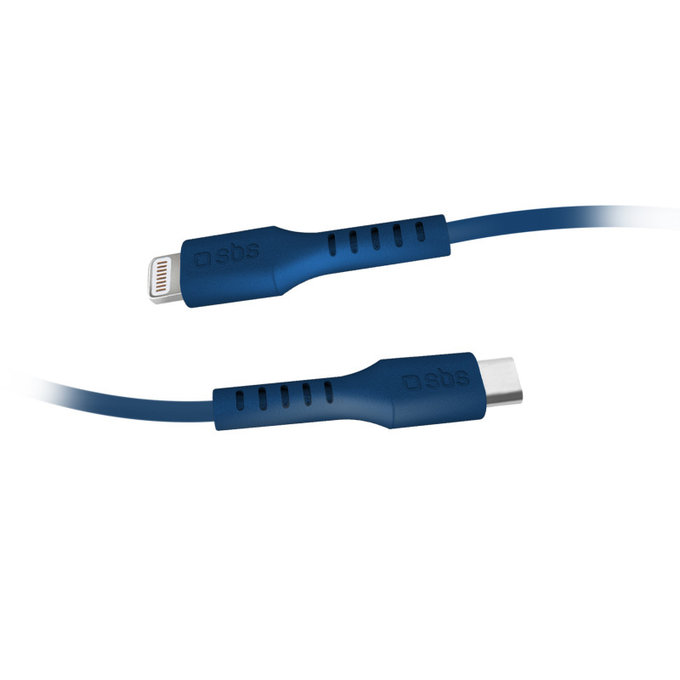 SBS - Lightning / USB-C Kabel (1m), modrá