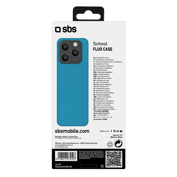 SBS - Pouzdro School pro iPhone 11 Pro, modrá