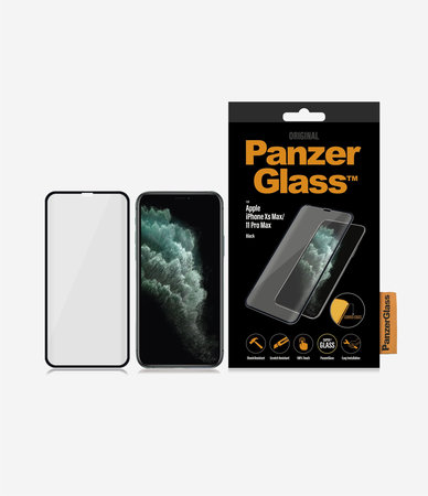 PanzerGlass - Tvrzené Sklo Standard Fit pro iPhone XS Max a 11 Pro Max, black