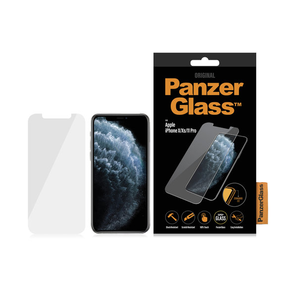 PanzerGlass - Tvrzené Sklo Standard Fit pro iPhone X, XS a 11 Pro, transparentná