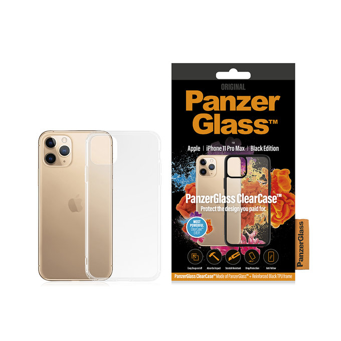 PanzerGlass - Pouzdro ClearCase pro iPhone 11 Pro Max, black