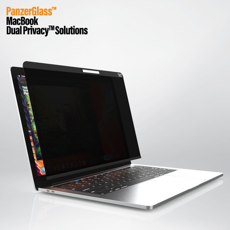 PanzerGlass - Tvrzené sklo Dual Privacy 13 '' pro MacBook / Air / Pro, černá