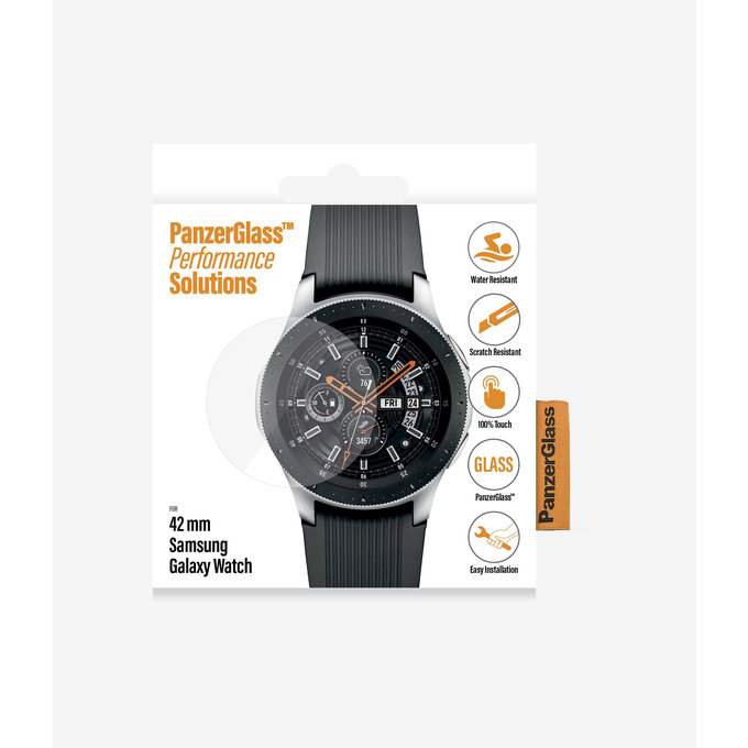 PanzerGlass - Tvrzené Sklo Flat Glass pro Samsung Galaxy Watch 42 mm, transparentná