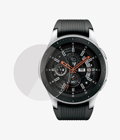 PanzerGlass - Tvrzené Sklo Flat Glass pro Samsung Galaxy Watch 46 mm, transparentná