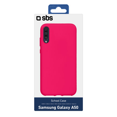 SBS - Pouzdro School pro Samsung Galaxy A30s, A50 a A50s, růžová