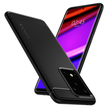 Spigen - Pouzdro Rugged Armor pro Samsung Galaxy S20 Ultra, černá