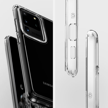 Spigen - Pouzdro Ultra Hybrid pro Samsung Galaxy S20 Ultra, transparentná