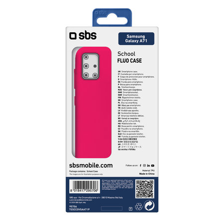 SBS - Pouzdro School pro Samsung Galaxy A71, růžová