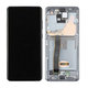 Samsung Galaxy S20 Ultra G988F - LCD Displej + Dotykové Sklo + Rám + Přední Kamera (Cosmic Gray) - GH82-22271B, GH82-22327B Genuine Service Pack