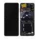Samsung Galaxy Z Flip F700N - LCD Displej + Dotykové Sklo + Rám (Mirror Black) - GH82-22215A Genuine Service Pack