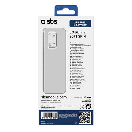 SBS - Pouzdro Skinny pro Samsung Galaxy S20, transparentí