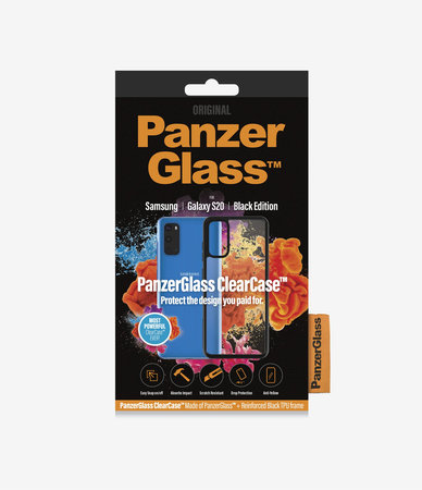 PanzerGlass - Pouzdro ClearCase pro Samsung Galaxy S20, black