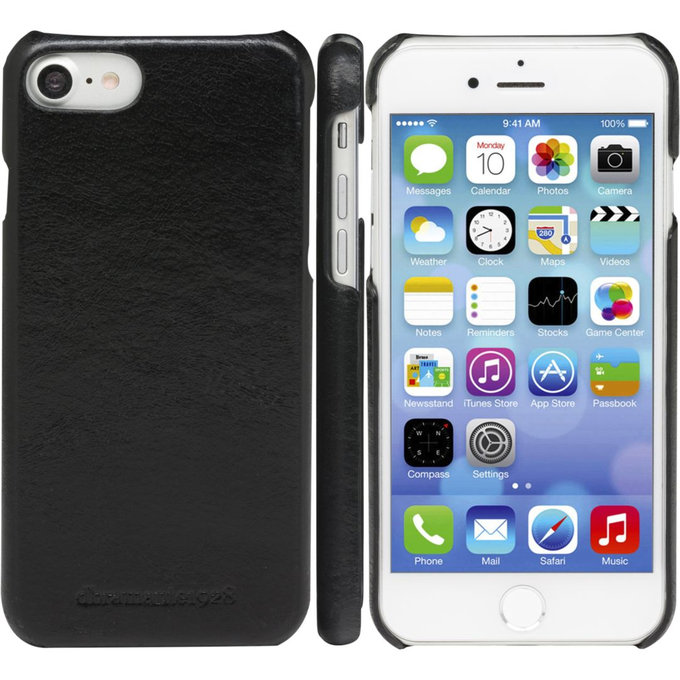 dbramante1928 - Kožené pouzdro Lynge pro iPhone 8/7/6, černá