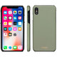 MODE - Pouzdro New York pro iPhone X / Xs, olive green