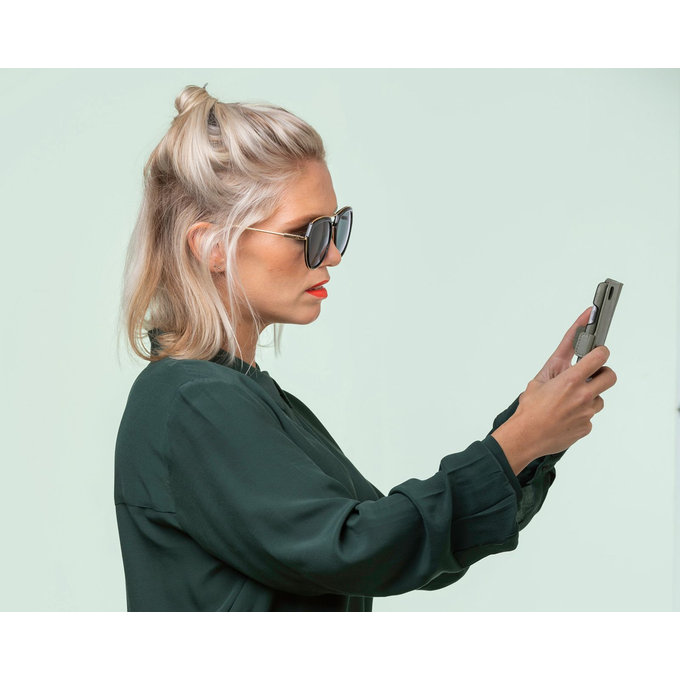MODE - Pouzdro New York pro iPhone X / Xs, olive green