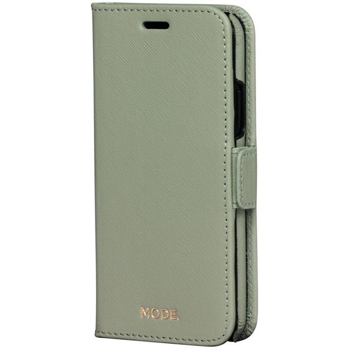 MODE - Pouzdro New York pro iPhone X / Xs, olive green